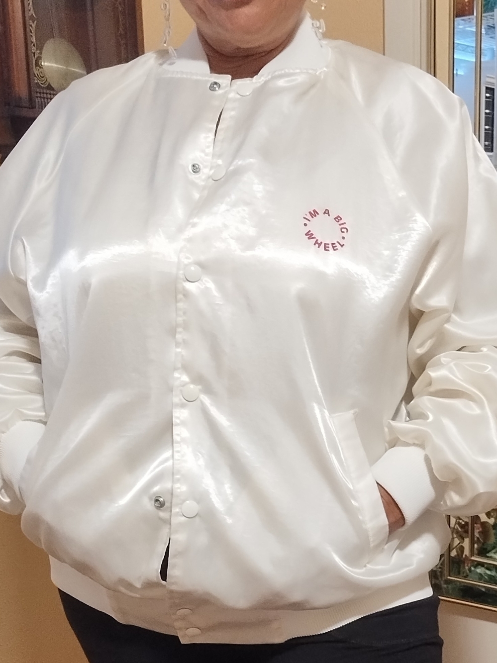 Vintage Avon “Wheel of Fortune” Satin Jacket